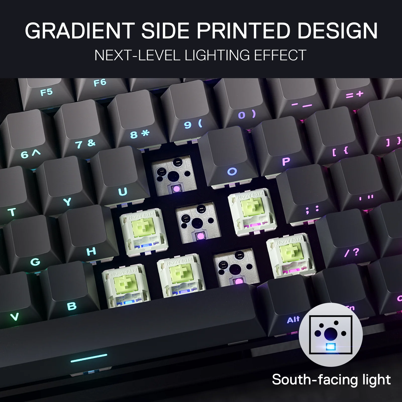 (Open-box) UCAL K673 PRO (Side Printed PBT Keycaps) - Image 9