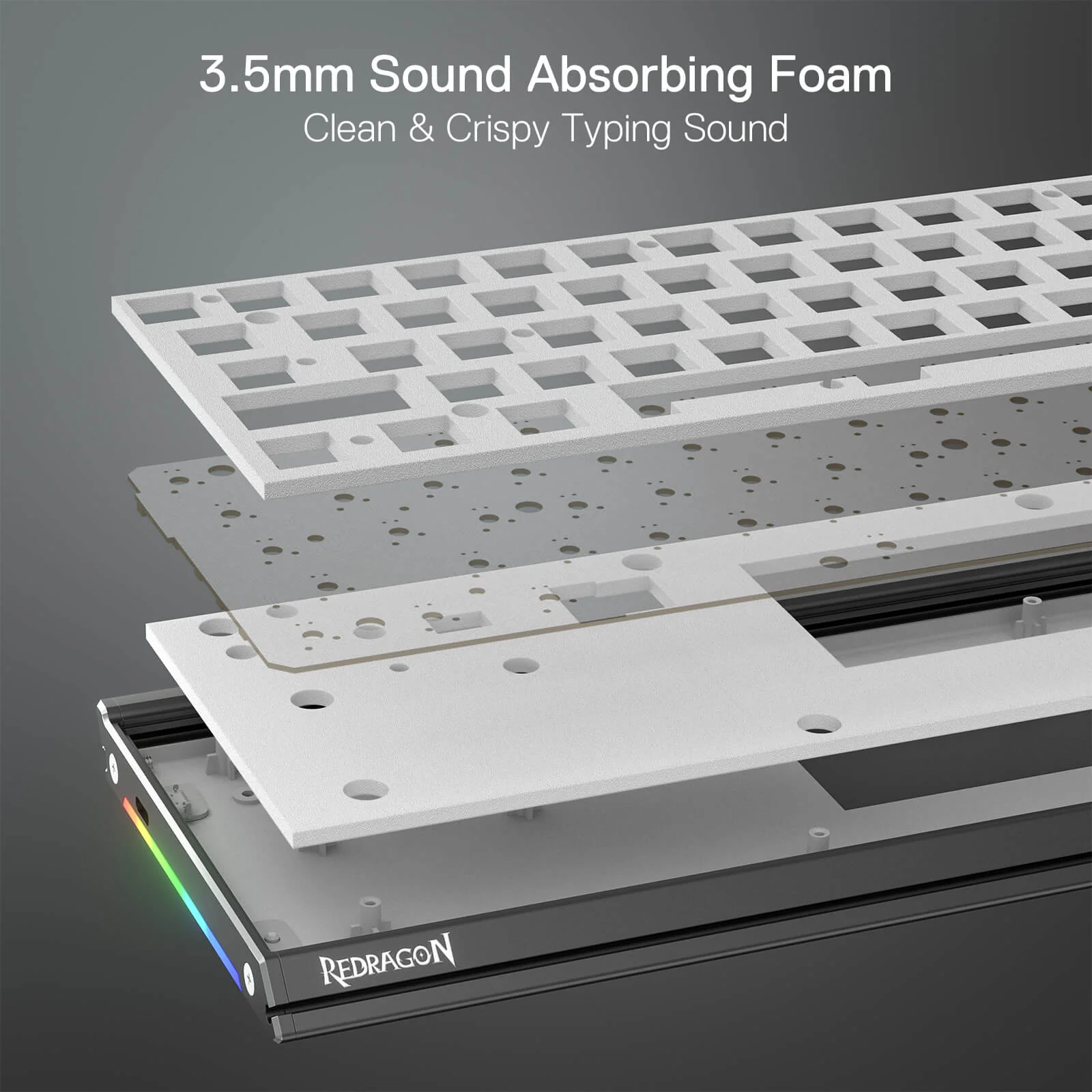 SHACO K641 Wired Aluminum Keyboard - Image 7