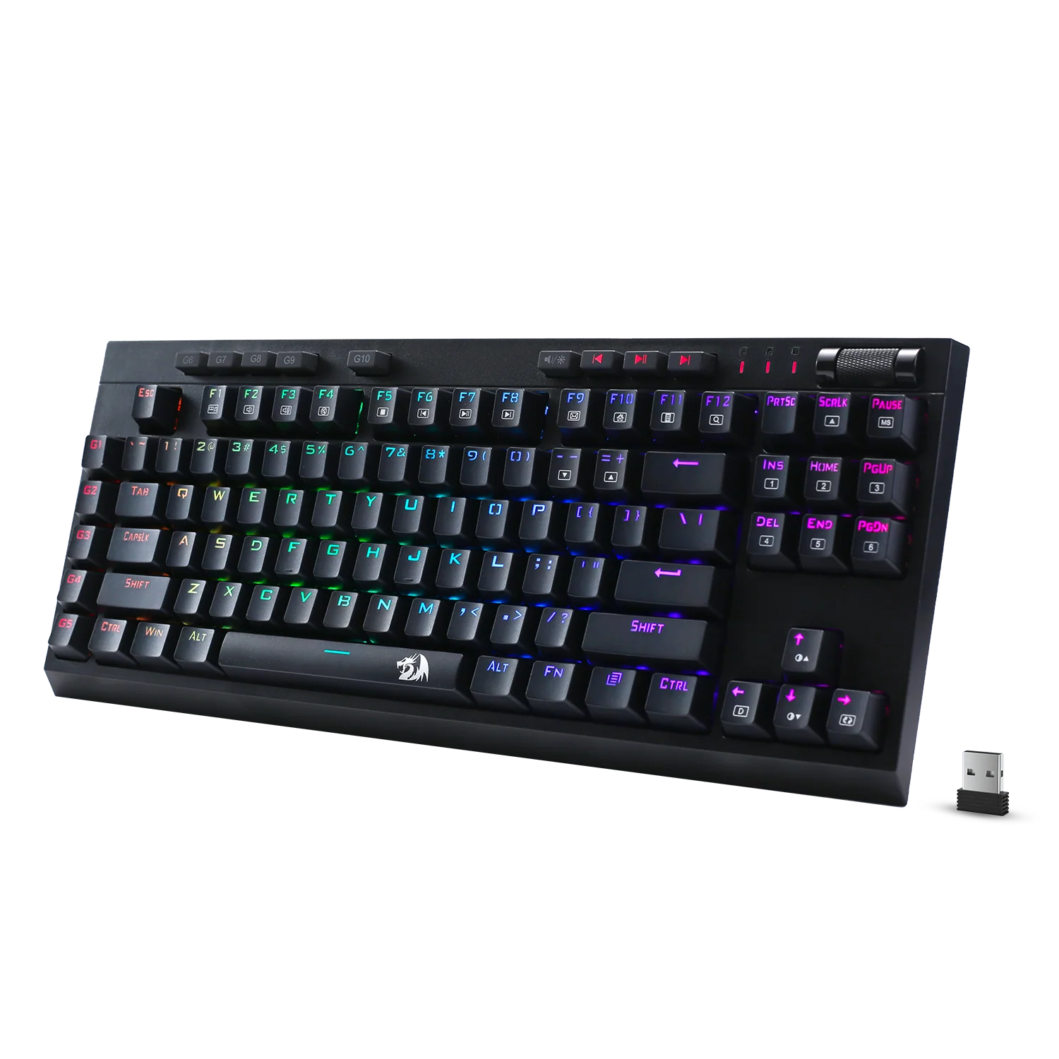K596 Wireless Mechanical Gaming Keyboard M686 Wireless Gaming Mouse Bundle - Image 2
